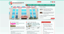Desktop Screenshot of bvdkdonganh.com